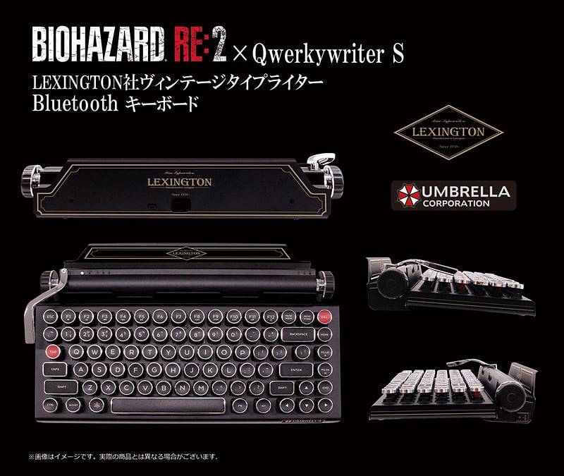 Resident Evil 2 typewriter