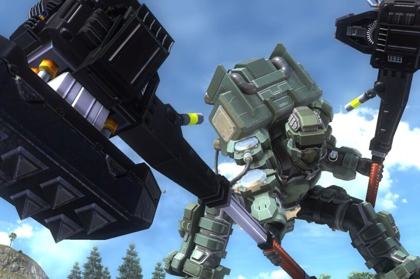 Earth Defense Force 5 melee combat