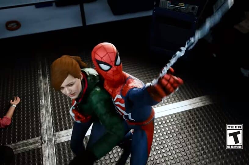 Spider-Man web swing