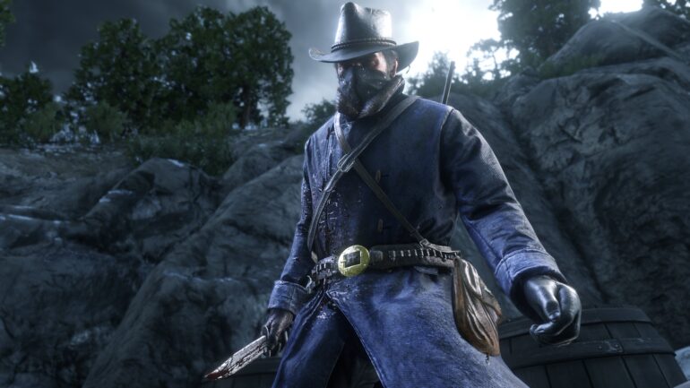 Red Dead Redemption 2 blue death
