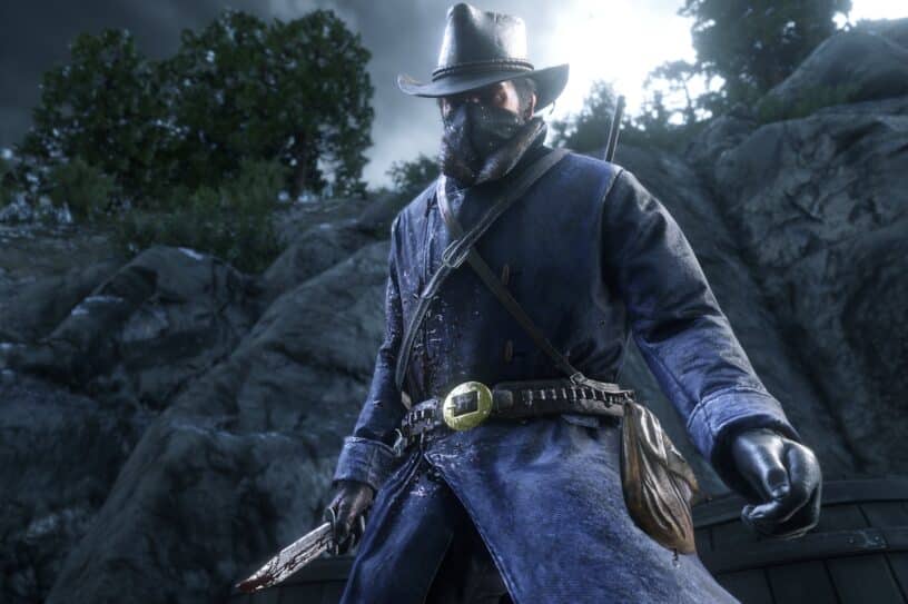 Red Dead Redemption 2 blue death