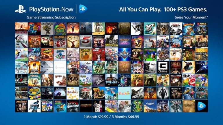 PlayStation Now library