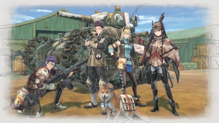 Valkyria Chronicles 4 group pic