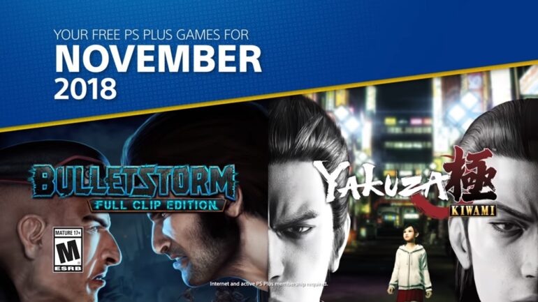 PlayStation Plus Nov 2018