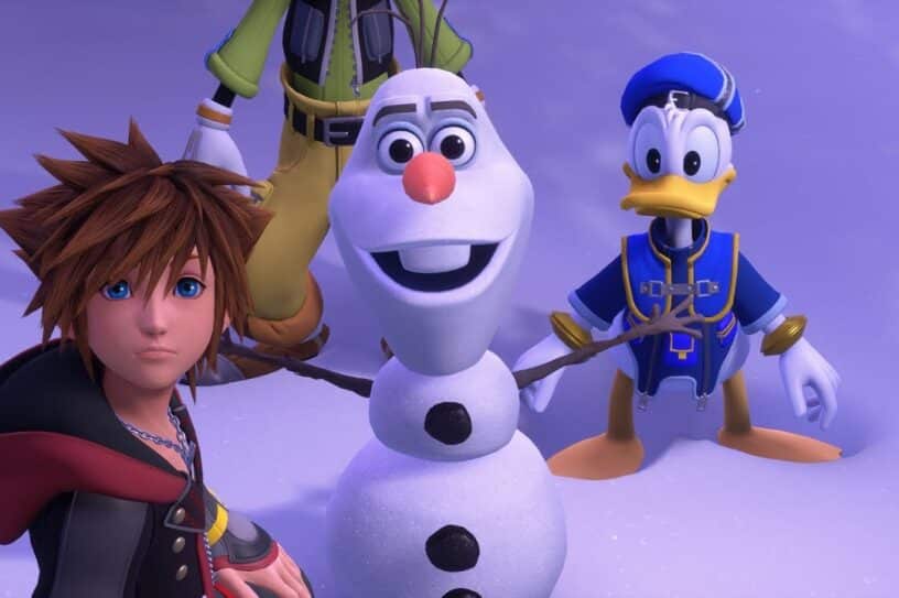 Kingdom Hearts III frozen