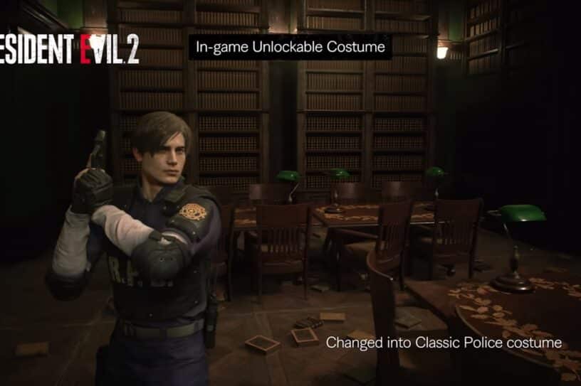 Resident Evil 2 Remake Classic Leon