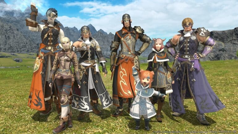 Final Fantasy XIV group pic