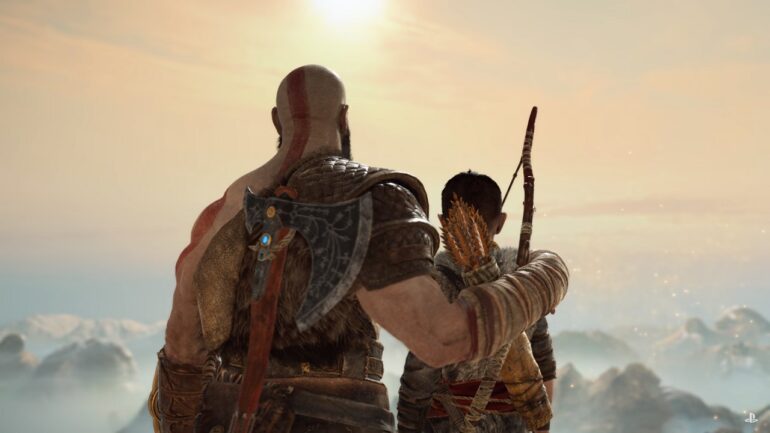 God of War Kratos and Boi