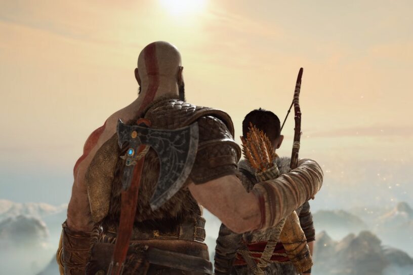 God of War Kratos and Boi