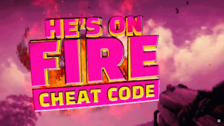 Rage 2 He's on Fire cheat code