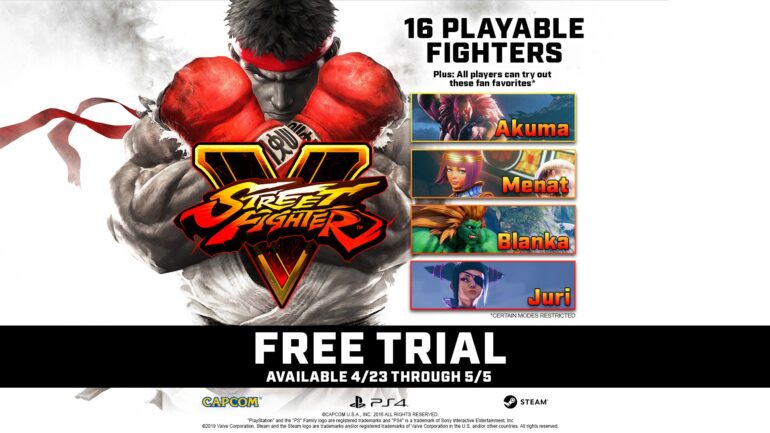 Street Fighter V free trial