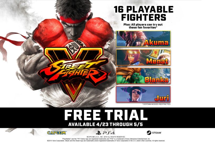 Street Fighter V free trial