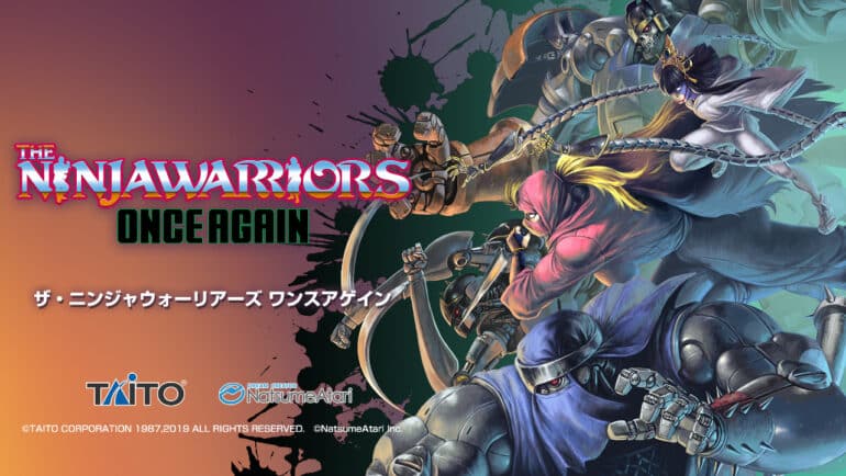The Ninja Warriors: Once Again title screen