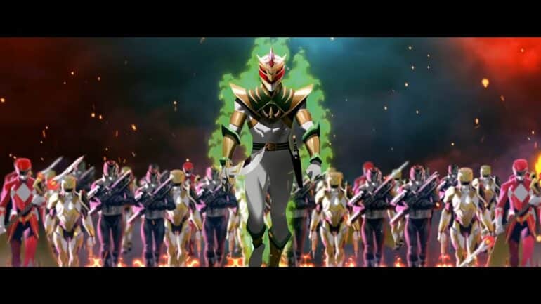 Power Rangers: Battle for the Grid Lord Drakkon with army