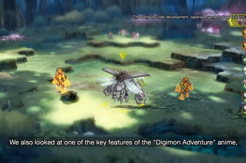 Digimon Survive battlefield