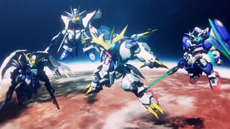 SD Gundam G Generation Cross Rays All main five