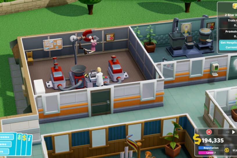 Two Point Hospital pandemic case