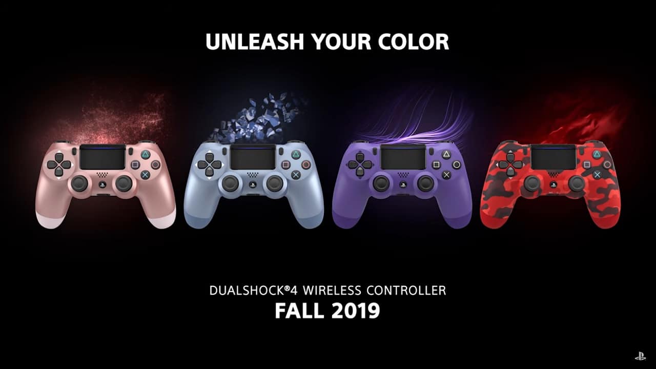 DualShock 4 Wireless Controllers Fall 2019 series