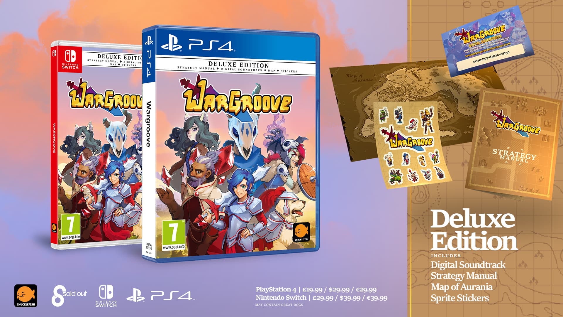 Wargroove PS4 physical deluxe edition