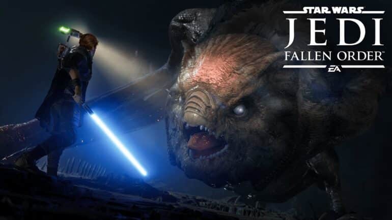 Star Wars Jedi: Fallen Order Cal and monster