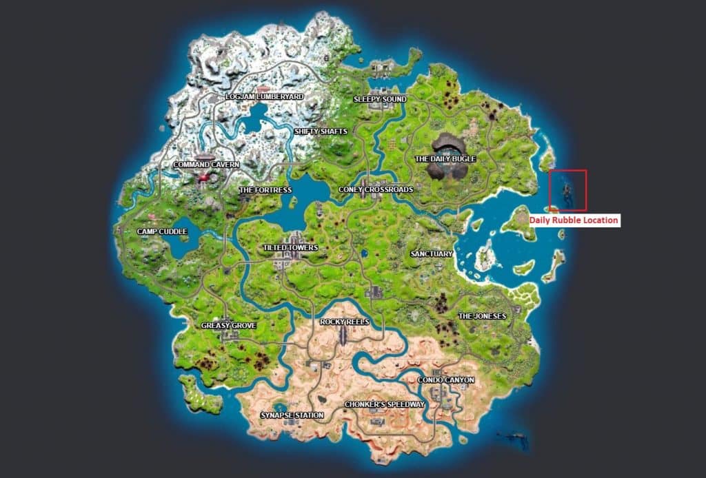 Where to Find the Daily Rubble in Fortnite - Daily Rubble Fortnite